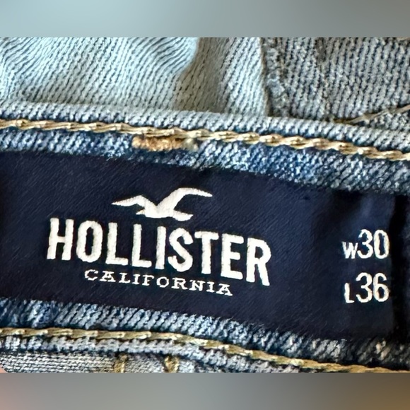 Hollister Men's Epic Flex Skinny Jeans in Blue Size W30XL36 - Picture 12 of 12